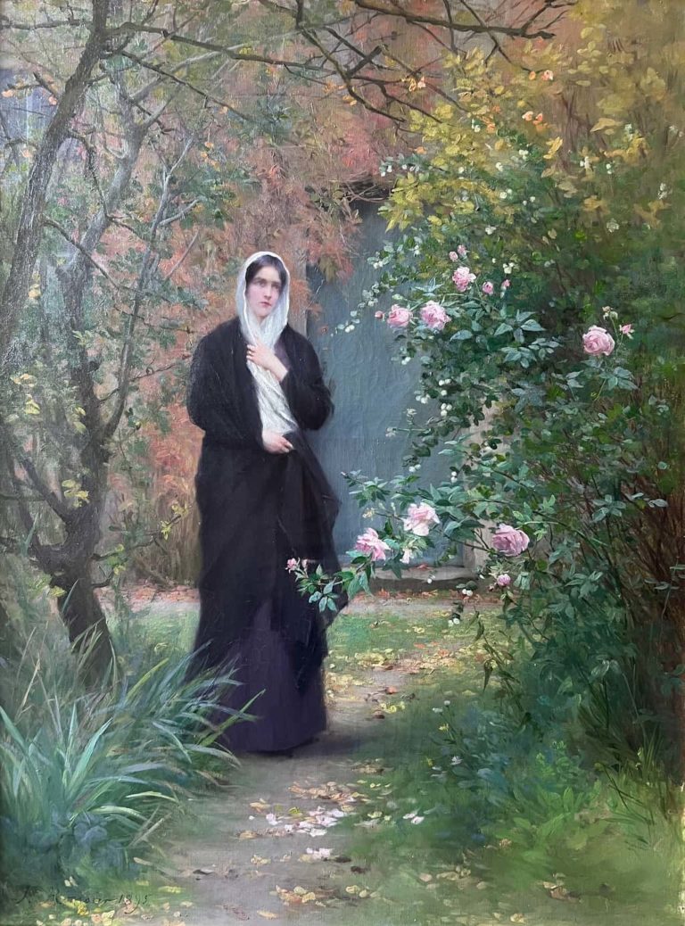 Jeanne RONGIER (18521929)Fleur d'automne 1900 by SP