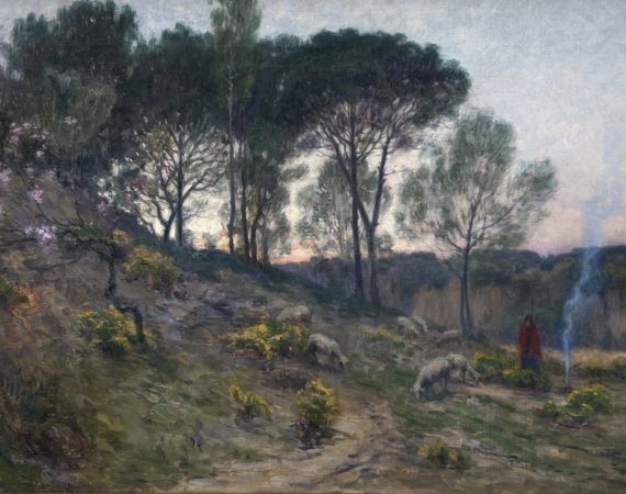 Edmond YARZ (1845-1920)<br /><em>Crépuscule</em>