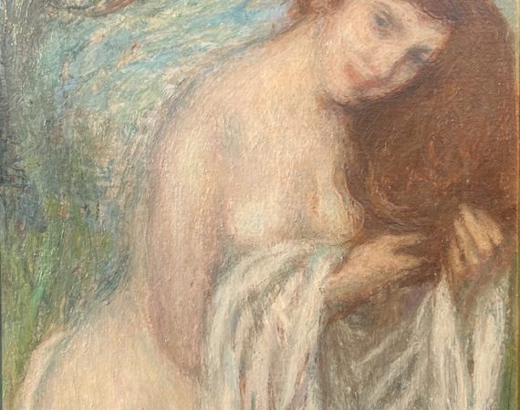 Edmond AMAN-JEAN (1858-1936)<br /><em>Femme à la toilette</em>