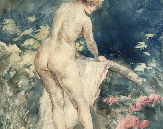 Antoine CALBET (1860-1942)<br /><em>Femme nue de dos</em>