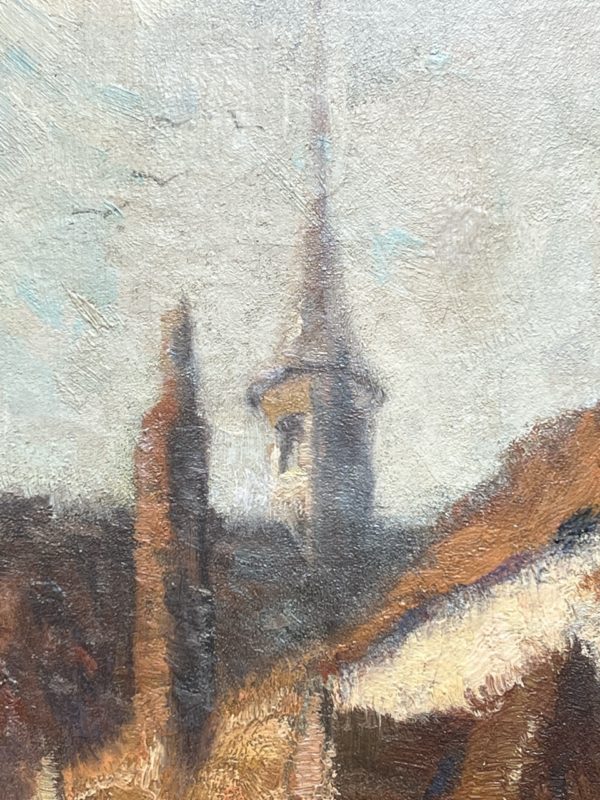 Georges Hippolyte DILLY (1874-1941)<br /><em>Canal à Bruges</em> – Image 4
