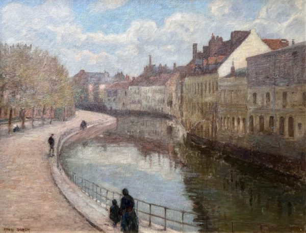 Henri DUHEM (1860-1941)<br /><em>Les Quais de la Scarpe à Douai</em> – Image 2