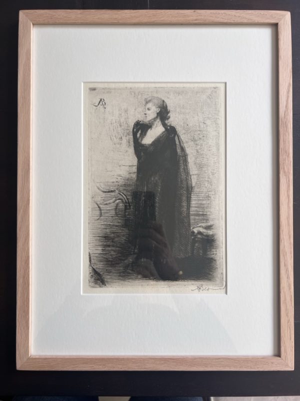 Albert BESNARD (1849-1934)<br /><em>La Dame en noir</em>