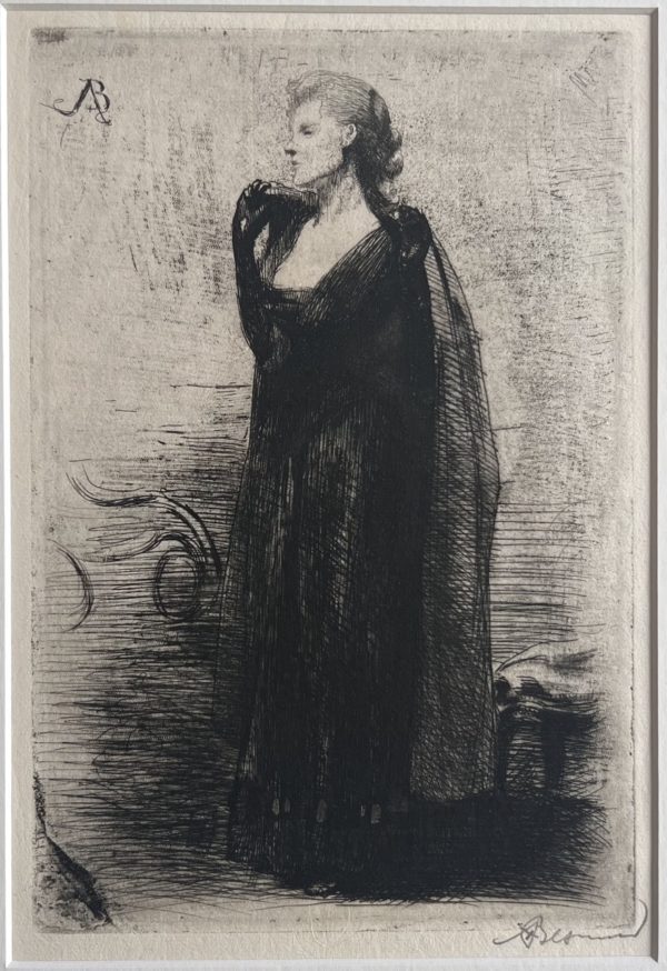 Albert BESNARD (1849-1934)<br /><em>La Dame en noir</em> – Image 2