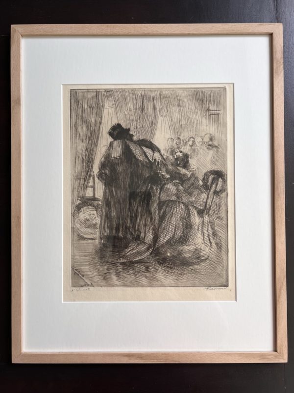 Albert BESNARD (1849-1934)<br /><em>Le Deuil</em>