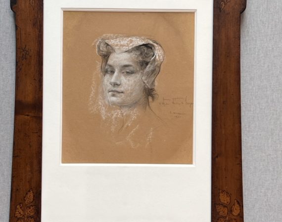 Edgard MAXENCE (1871-1954)<br /><em>Portrait de femme </em>