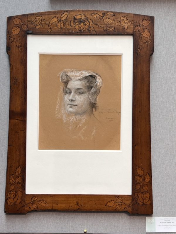 Edgard MAXENCE (1871-1954)<br /><em>Portrait de femme </em>