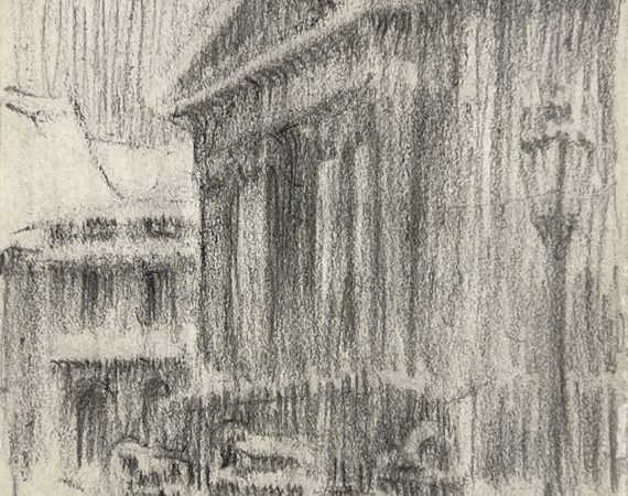 Henri LE SIDANER (1862 - 1939)<br /><em>Paysage symboliste</em>