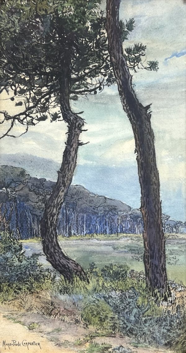 Marie-Paule CARPENTIER (1876-1915)<br /><em>Les Pins </em> – Image 3