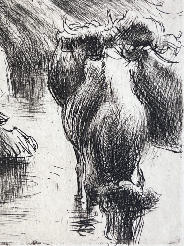 Camille PISSARRO (1830-1903)<br /><em>Vachère au bord de l'eau</em> – Image 3