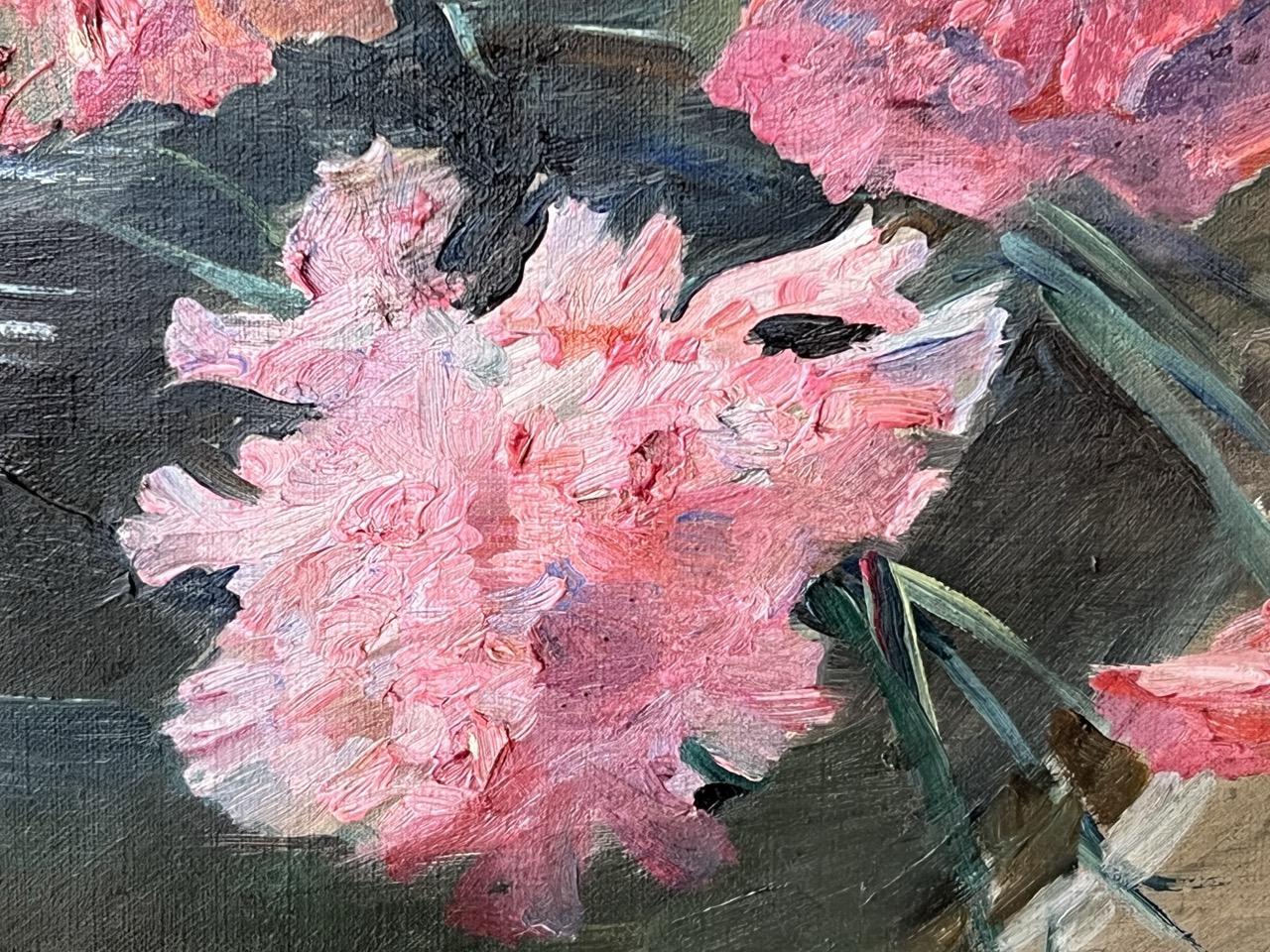 Madeleine LEMAIRE (1845-1928)<br /><em>Bouquet d'oeillets</em> – Image 4
